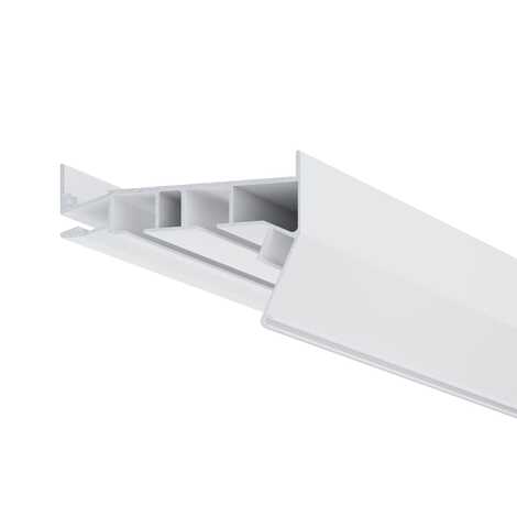 Профиль ПК 15 белый (2-х рядная Гардина) 3,6 м