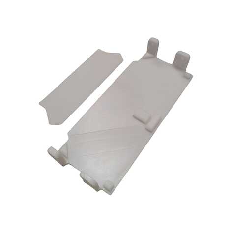 Заглушка для ПВХ ПК14 белая (комплект)