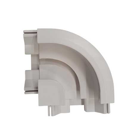 Поворот АМ1 90гр. белый