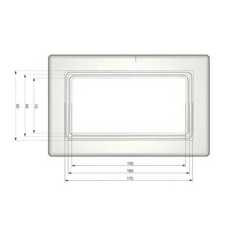 Платформа универсальная прямоугольная 155*75/165*85/175*95мм под ZOOM/SKILL DUO